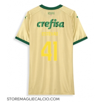 Palmeiras Estevao Willian #41 Maglia Gara Terza Repliche 2024-25
